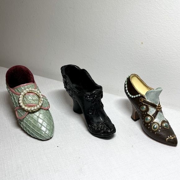 Vintage Shoe Collection for decor - Black, Green, Brown. Perfect collection - Picture 1 of 5